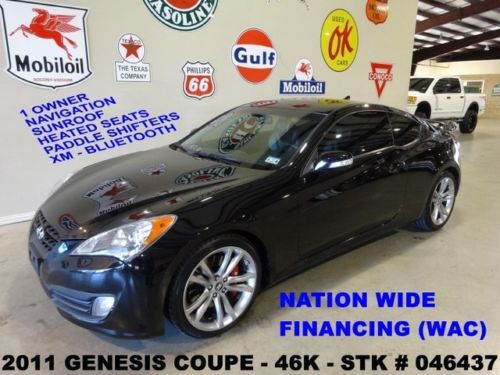 2011 genesis coupe,v6,automatic,sunroof,nav,htd lth,19in whls,46k,we finance!!