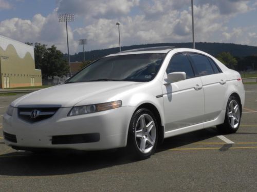 2006 acura tl *pearl white* *automatic* *hid* *sirius/xm* *clean carfax**sunroof