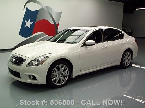 2011 infiniti g37 sport 6-speed leather sunroof nav 35k texas direct auto