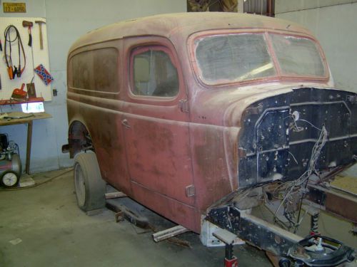 1946 dodge panel van street rod project