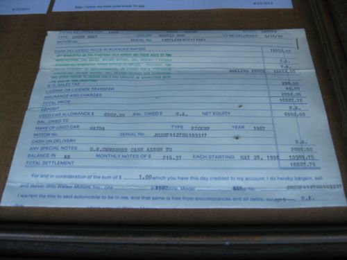 1989 Dodge Dakota Sports Convertible Pickup Truck, image 7