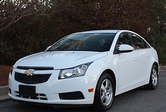 2013 chevy cruze 1lt one owner clean carfax white 1.4l bluetooth satellite radio