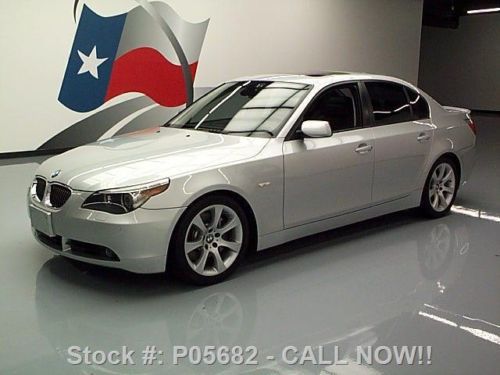 2007 bmw 550i sport sunroof leather nav hud xenons  73k texas direct auto