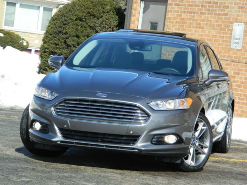 2013 fusion titanium sync navi lthr htd seats sunroof backup cam selfpark loaded