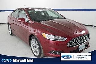 13 ford fusion 4dr sdn se fwd 2.0l ecoboost leather ford certified pre owned