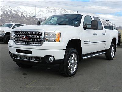 Crew cab denali duramax diesel 4x4 leather navigation roof ac heated seats auto