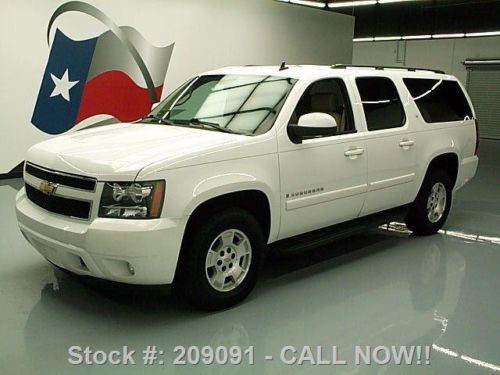 2008 chevy suburban 3lt leather nav dvd rear cam 75k mi texas direct auto