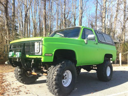 1986 k5 blazer diesel m1009 cucv ex-army truck 4x4 4wd lifted.....bad boy toy!!!