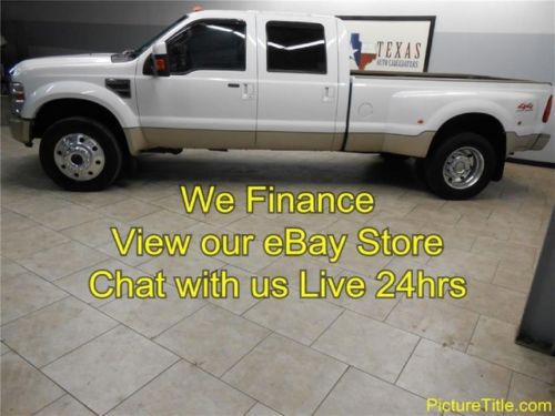 08 f450 king ranch 4x4 gps navi sunroof backup camera we finance texas