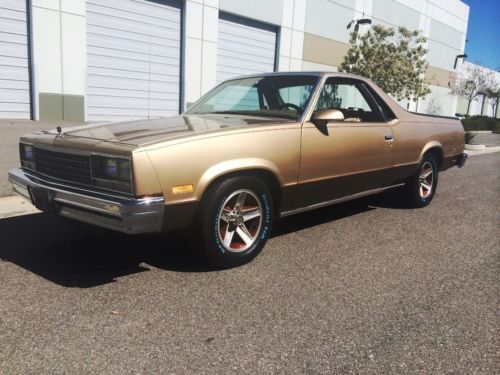 1986 chevy el camino -- california car-- no rust -- 82k miles