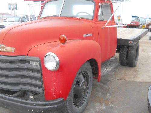 1951 Chevy Truck Shorty Flatbed 4100 model Very solid, US $3,850.00, image 3