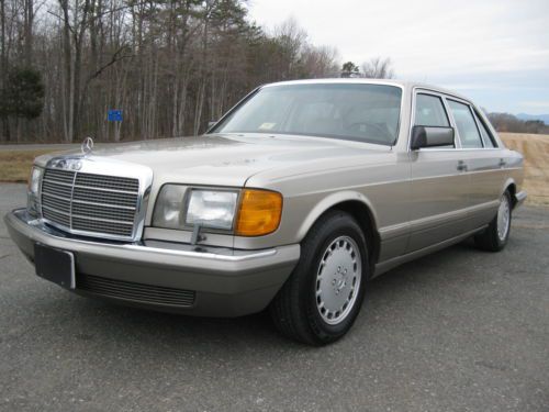 1986 mercedes-benz 560 sel, low original miles, one owner, vgc, priced to sell!