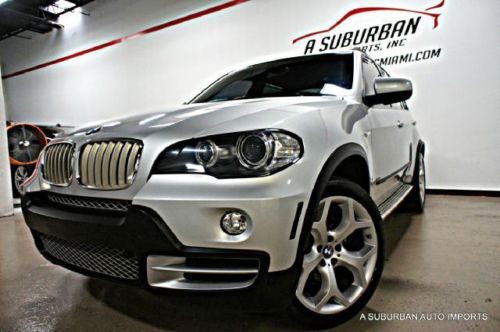 2008 bmw x5 4.8i v8 navigation 3rd row seats 20&#034; rims pano clean carfax wow