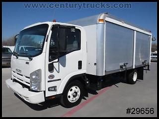 Npr diesel 15&#039; ufi van body glass windshield roll up lockable side access doors