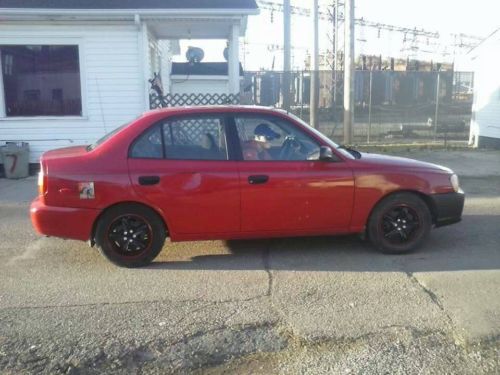 2000 hyundai accent gl sedan 4-door 1.5l