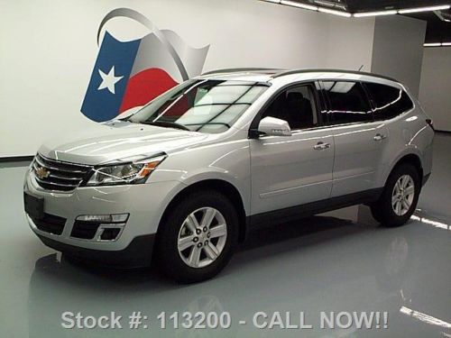 2014 chevy traverse 2lt awd leather dual sunroof 21k mi texas direct auto