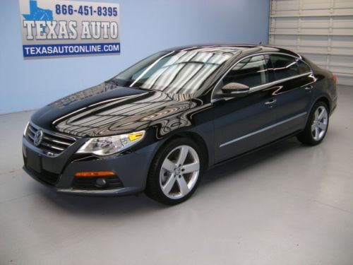 We finance!!! 2012 volkswagen cc luxury turbo roof heated leather 14k texas auto