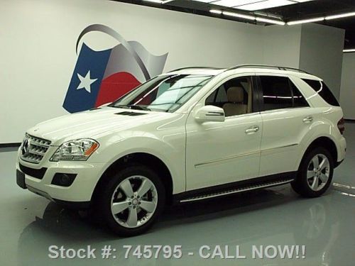 2011 mercedes-benz ml350 sunroof nav rear cam 19&#039;s 23k texas direct auto