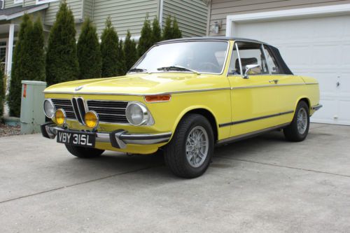 1972 bmw 2002 baur targa