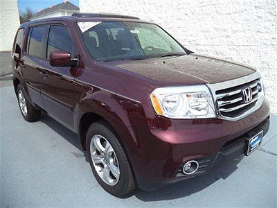 Honda pilot ex-l new 4 dr suv automatic gasoline 3.5l v6 mpi sohc 24v dark cherr