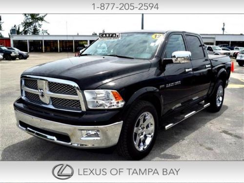 Ram 1500 49k mi 1 owner clean carfax 4x4 heated leather hemi sunroof bluetooth