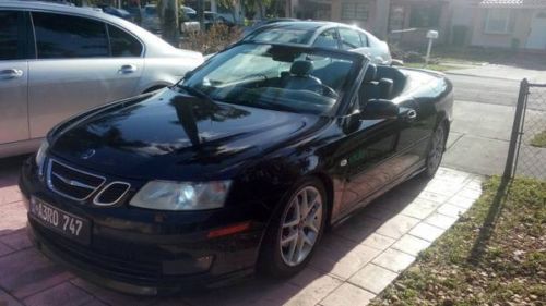 2005 saab 9-3 aero convertible auto fully serviced black/gray