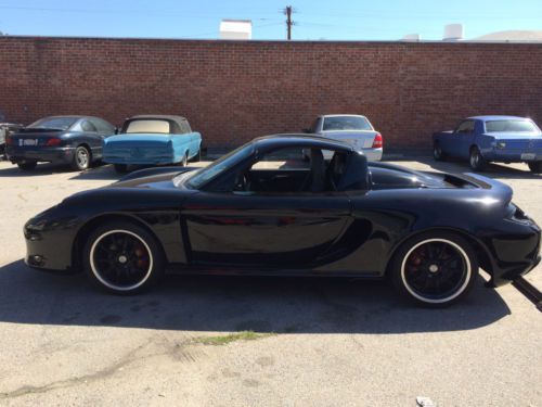 Porsche carrera gt tribute - replica / replika kitcar black / black ( boxter )