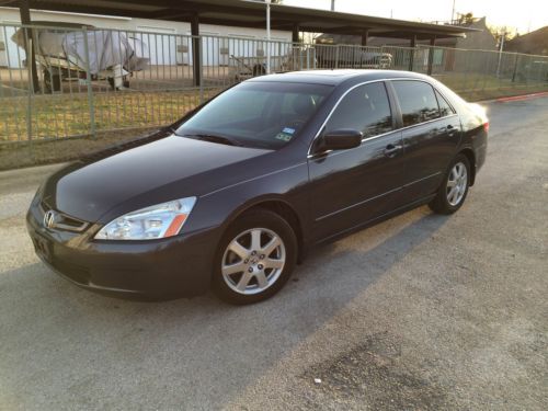 2005 honda accord ex-v6 w/leather &amp; navigation