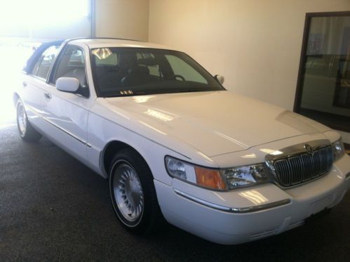 1999 mercury grand marquis ls white