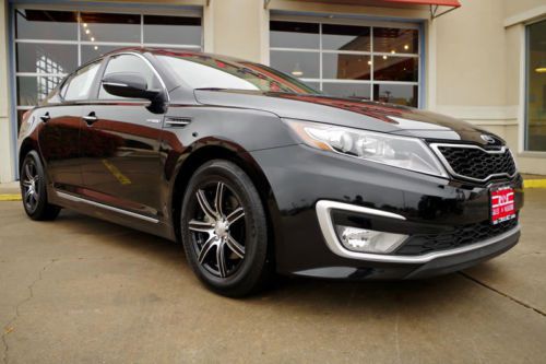 2013 kia optima hybrid, leather, custom wheels, rear spoiler, more!