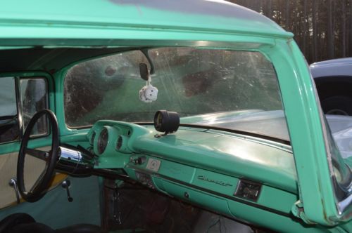 1957 57 CHEVY 150 SEDAN POST BELAIR 2 DOOR ROLLER PROJECT 9 INCH MINI TUBBED 55, image 11