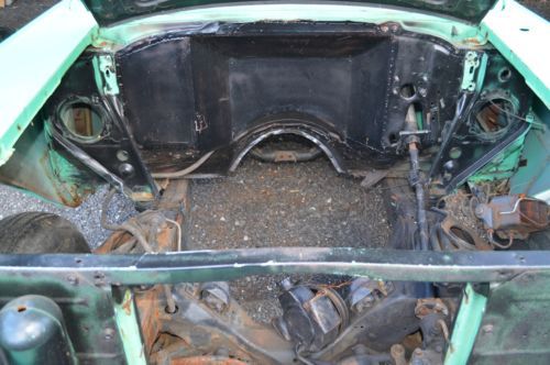 1957 57 CHEVY 150 SEDAN POST BELAIR 2 DOOR ROLLER PROJECT 9 INCH MINI TUBBED 55, image 13