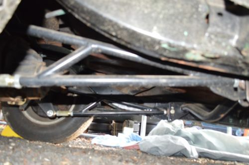 1957 57 CHEVY 150 SEDAN POST BELAIR 2 DOOR ROLLER PROJECT 9 INCH MINI TUBBED 55, image 16