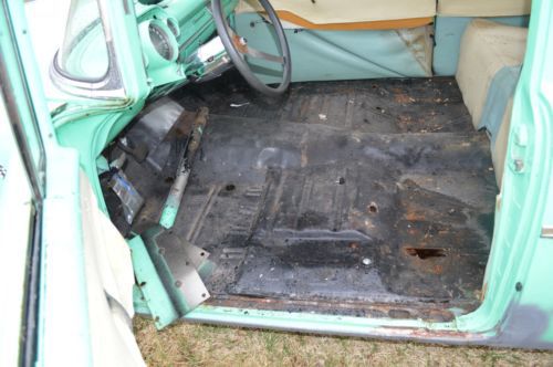 1957 57 CHEVY 150 SEDAN POST BELAIR 2 DOOR ROLLER PROJECT 9 INCH MINI TUBBED 55, image 19