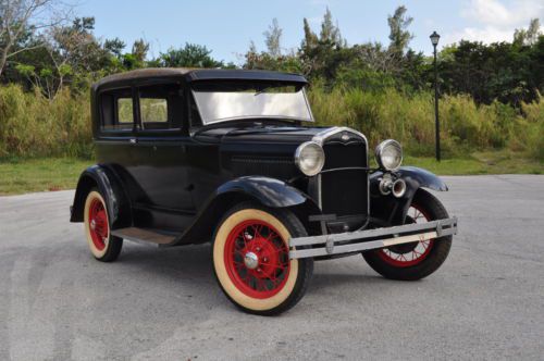 1930 ford model a tudor original hot rod rat rod