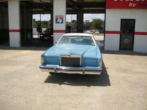 1978 two door pale blue, white vynil roof 460 v8 35500 original miles untouched