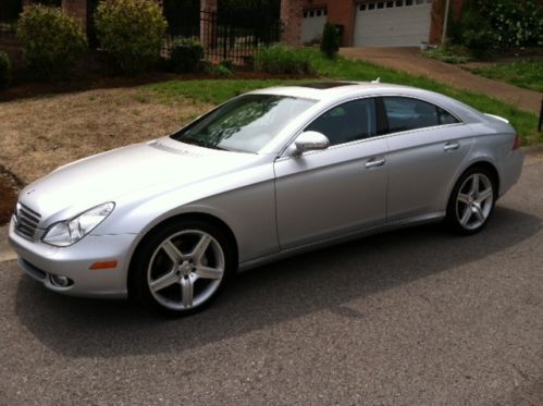 2008 mercedes cls 550, amg wheels, silver, sedan, immaculate, low miles