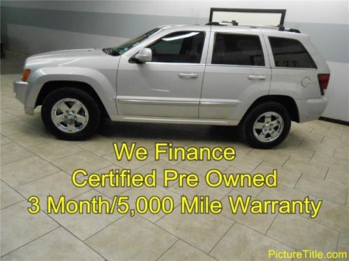 07 grand cherokee overland 4wd leather navi sunroof cpo warranty wefinance texas