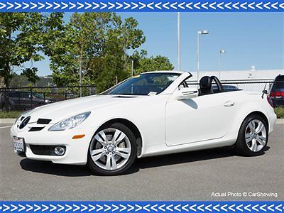 2009 slk350: certified pre-owned at authorized mercedes-benz dealership, superb