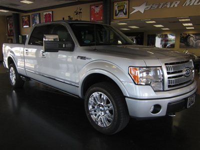 2010 ford f150 crew cab 4x4 platinum edition silver