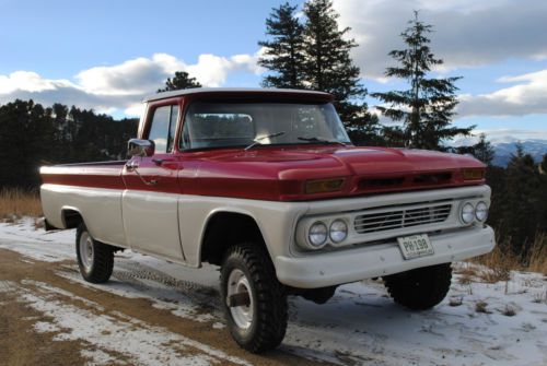 Clean and original 1960 chevy 1/2 ton 4x4 longbed