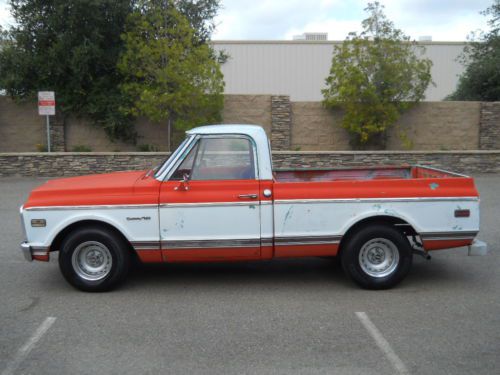 1972 Chevrolet C10 Short Bed Fleet Side Pickup Truck, image 2