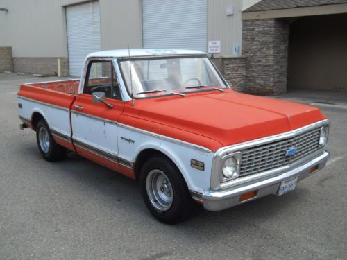 1972 Chevrolet C10 Short Bed Fleet Side Pickup Truck, image 4