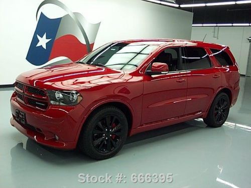 2013 dodge durango r/t hemi leather nav rear cam 42k mi texas direct auto