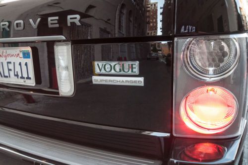 2007 range rover supercharged vogue edition