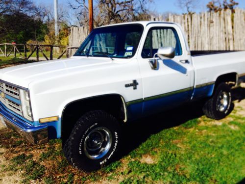 1986 chevrolet silverado k10 4x4