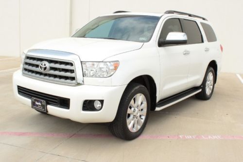 2011 toyota sequoia platinum, loaded, toyota serviced