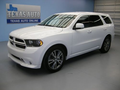 We finance!!  2012 dodge durango r/t hemi roof nav heated leather 10k texas auto