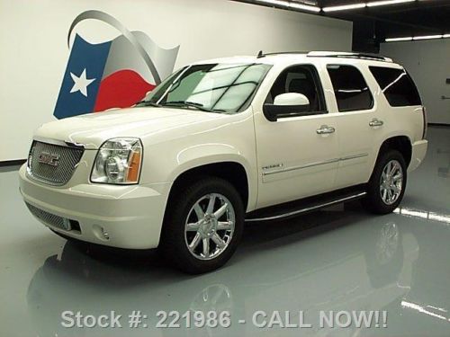 2011 gmc yukon denali sunroof nav dvd rear cam 20&#039;s 39k texas direct auto