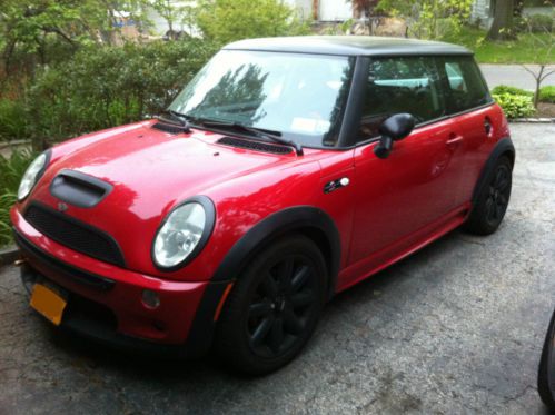 2002 mini cooper s chili red 6 speed fully loaded jcw